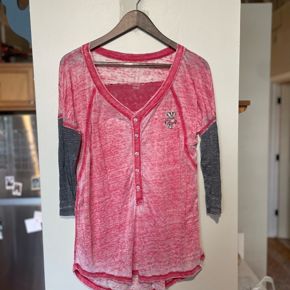 Wisconsin 3/4 Arm Shirt